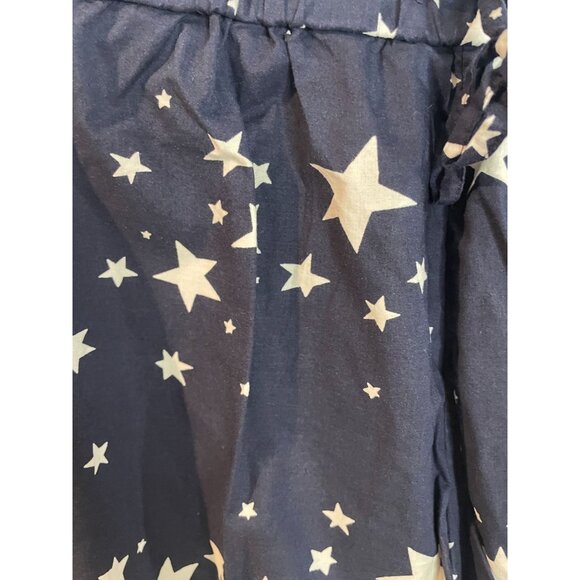 J.Crew XXL Star Print Cotton Sleep Shorts Navy Blue & White 100% Cotton - Picture 4 of 10
